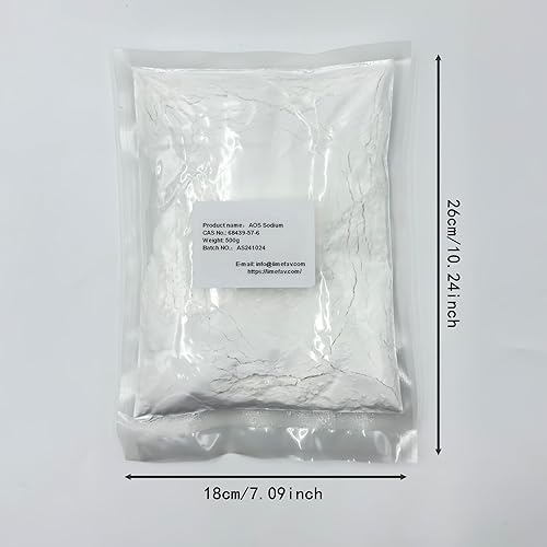 Miniatura 3 de Sulfonato de olefina de sodio C14-16 de AOS, polvo fino de alta espuma, NO CAS: 68439-57-6 (500g/17.6oz)