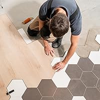 Vista 5 de uxcell 200 piezas de baldosas de pared de plástico tipo Y, espaciadores de baldosas hexagonales de 0.059 in, 1/16 pulgadas, espaciadores de azulejos