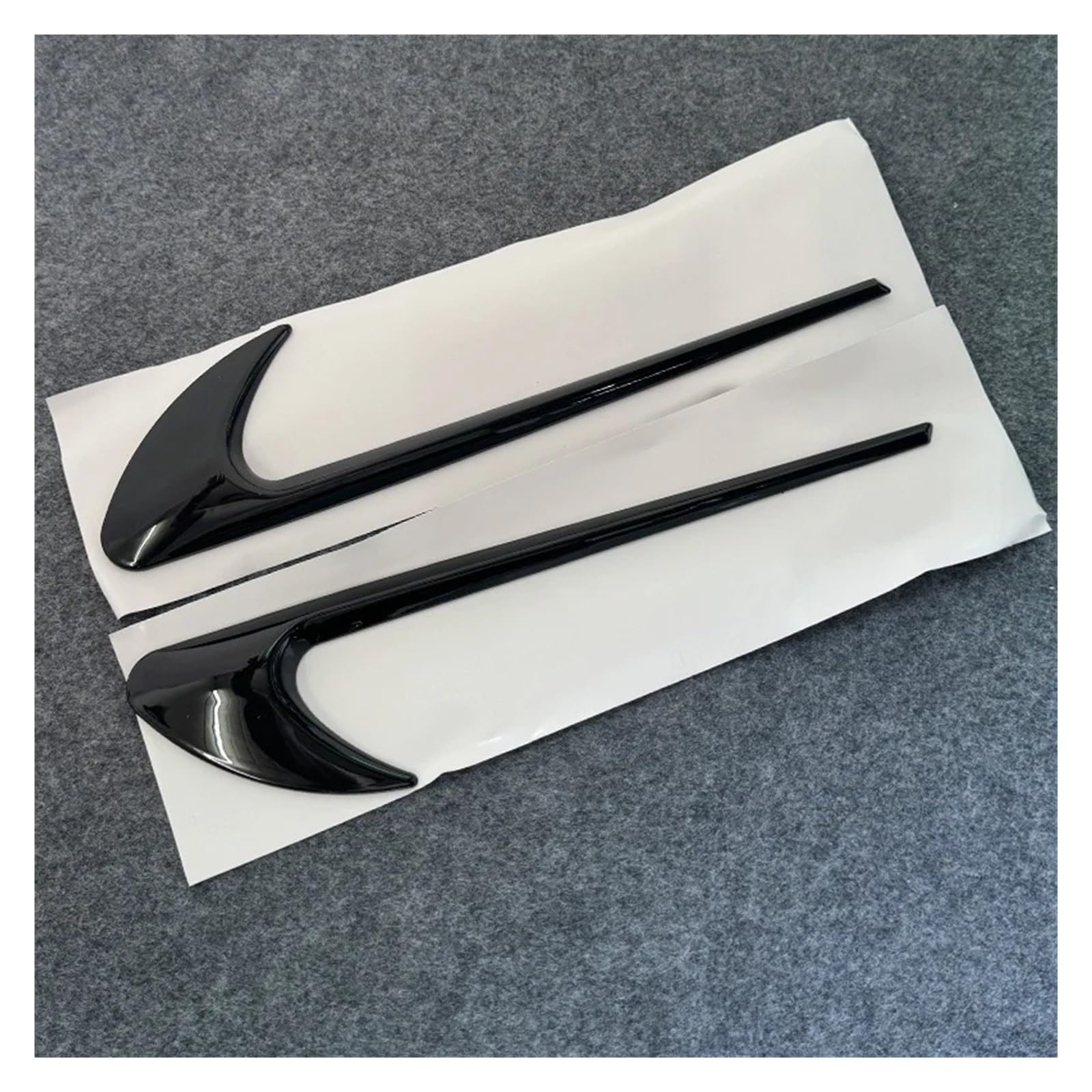 Yakisa Bright Black Interior Trim For Benz For Amg V8 C200 C300 E300 E400 W213 C-Class W205 For Amg 2Pcs Car Side Sticker Vent Fender Trim Auto Central Decoration