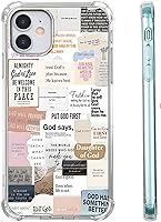 Vista 86 de Cubierta de Teléfono con Versículos de la Biblia y Citas Cristianas de Jesús en Collage, Funda Protectora Suave de TPU de Moda para iPhone 16 Pro, #1