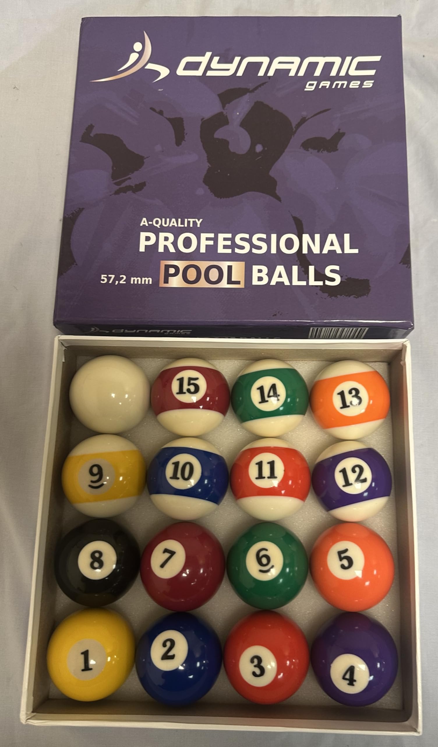 Générique Dynamic Games Jeux Billard Américains Professionnels, 57 mm,