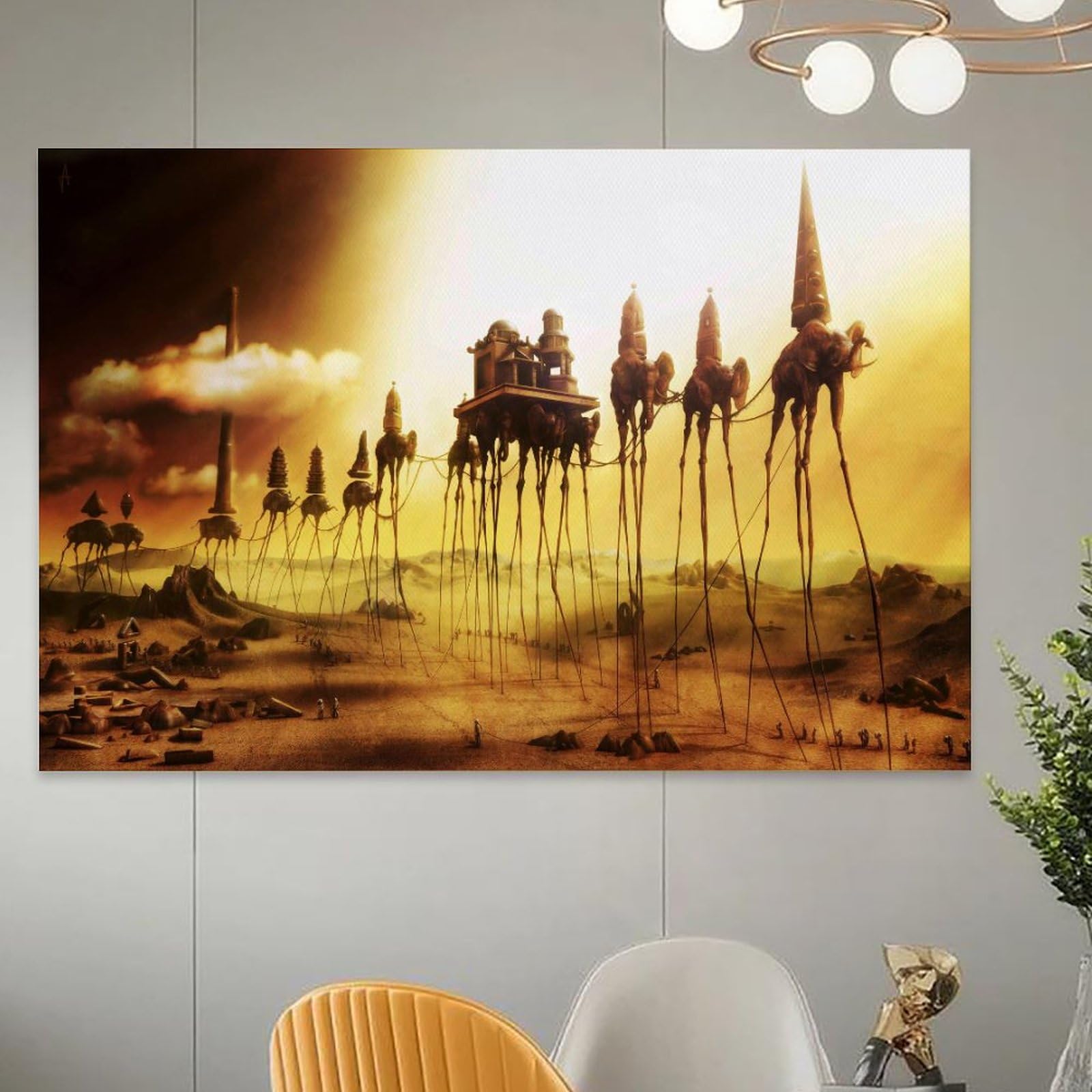 Salvador Dalí ‚Galatea Der Sphären‘ Leinwanddruck – 20x30 Cm, Wanddekoration, Modernes Geschenk