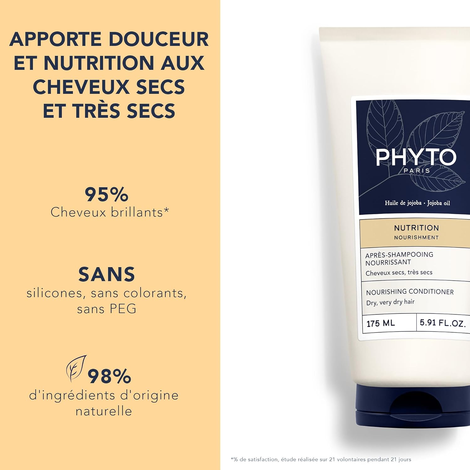 PHYTO NOURISHMENT Nourishing Conditioner with Jojoba Oil, For Dry Hair, Hydrating, Moisturizing Conditioner, 5.91 fl. oz - Image 2