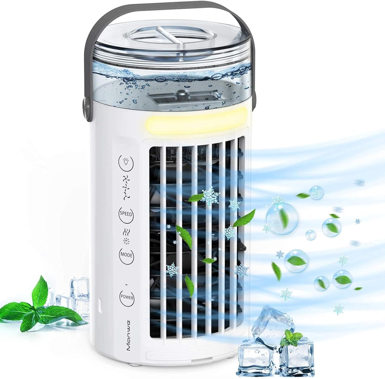 Wiracil Air Cooler Fan 4 In 1 Air Cooler Personal Air Conditioner