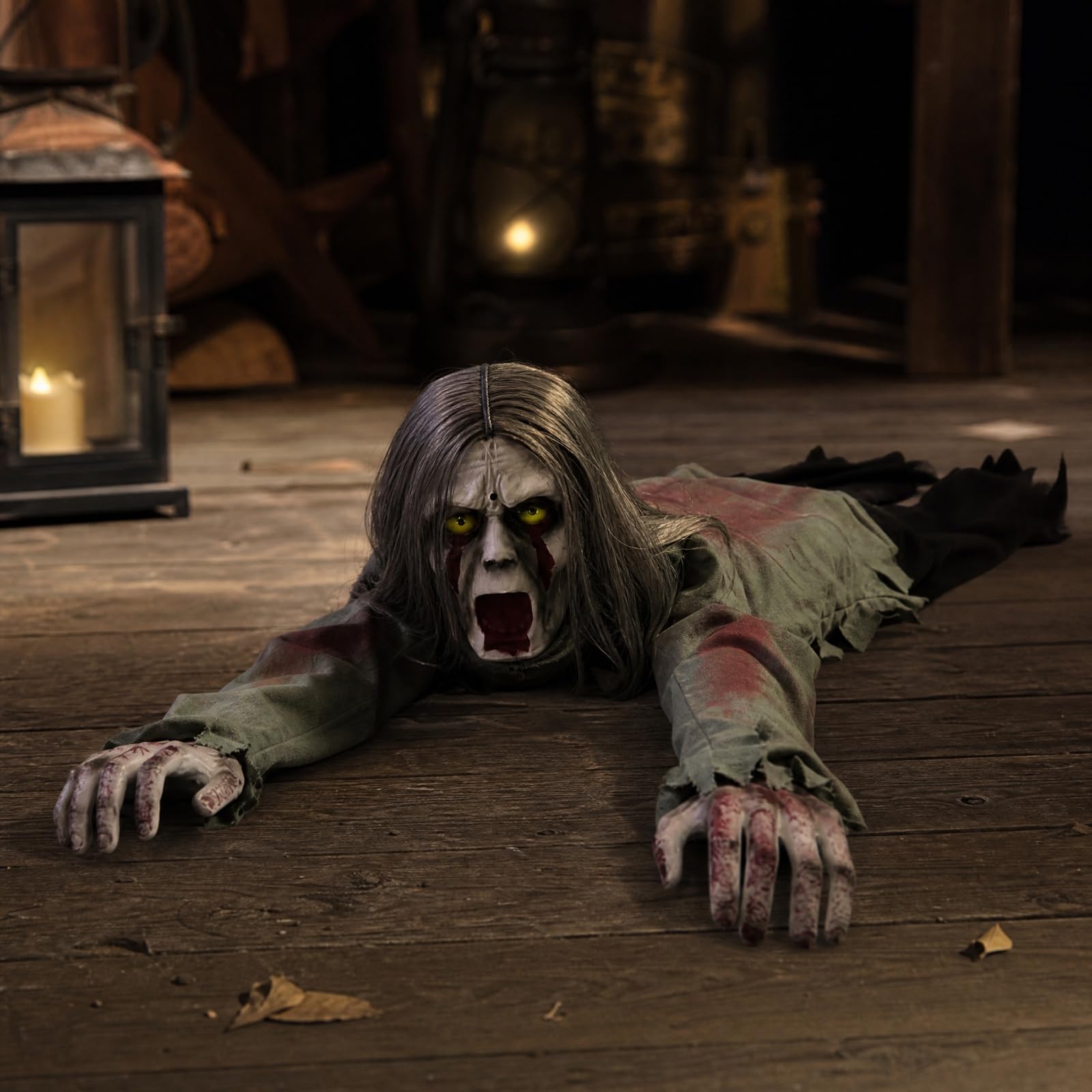 Generisch Elektrischer kriechender Zombie-Geist für Halloween-Dekoration