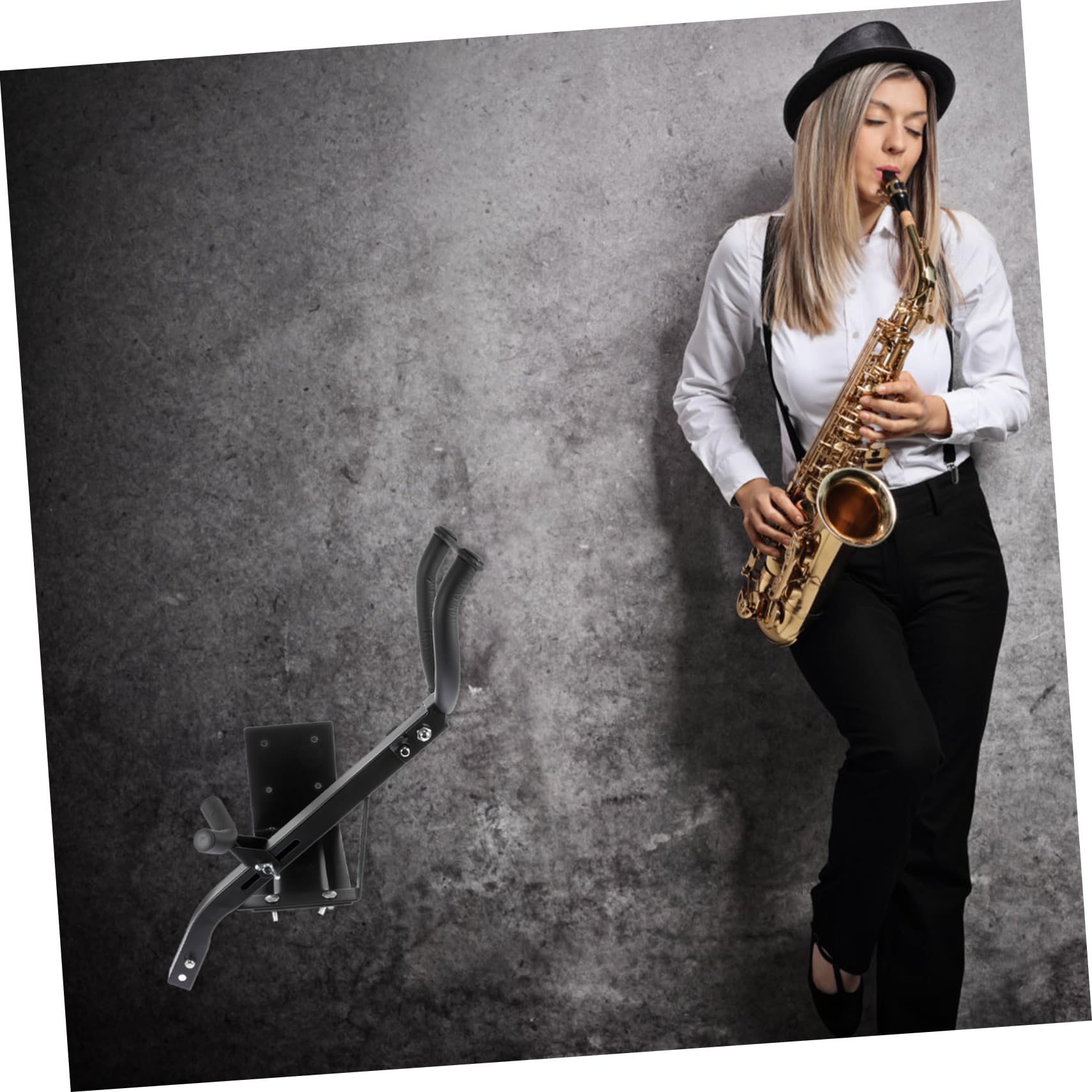 YARNOW Saxofono Portatile Compatto per Saxofono Tenore Design Ergonomico e per Musicisti e Appassionati Jazz