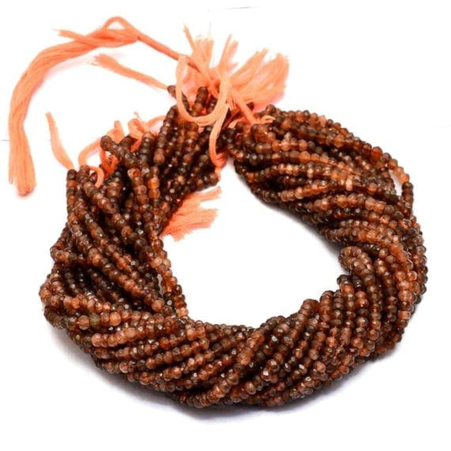 Perles d'Andalousite LKBEADS 4-5 mm pour réparer et personnaliser vos colliers en pierres de 33cm