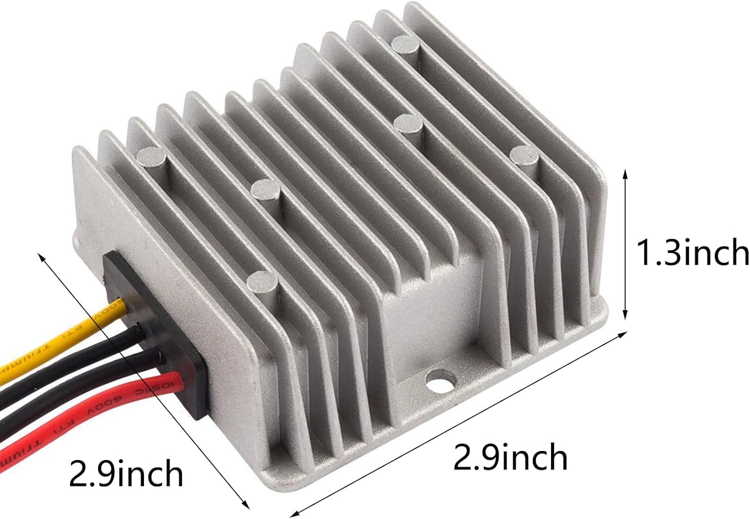 TOP-VIGOR Voltage Converter DC/DC 12V to 19V 6A 114W Converter Step Up, Waterproof IP68 Boost Converter Regulator Transformer