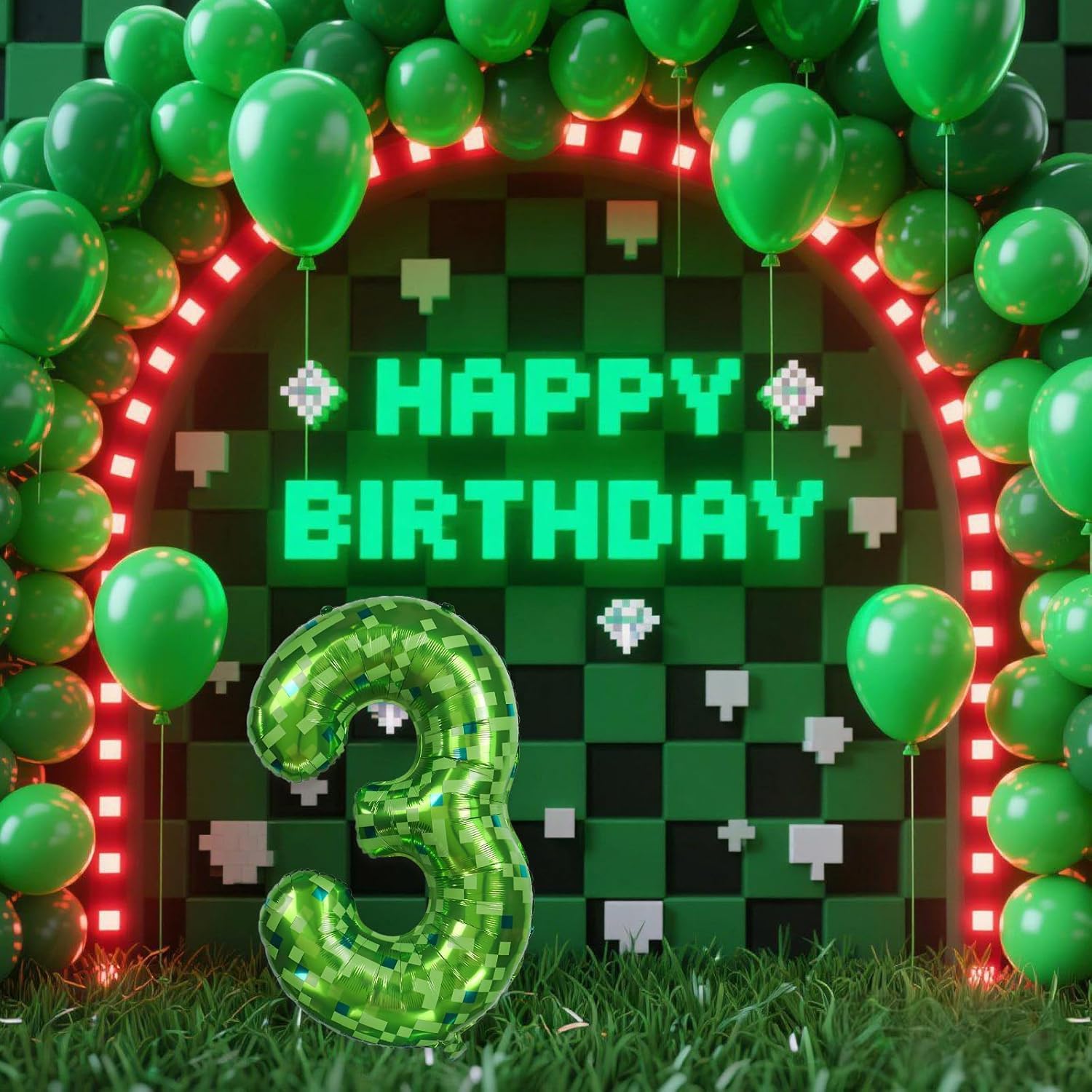 Red 0 balloon 40 Inch Giant Helium Foil Number 0 to 9 Red Balloon Birthday Wedding Party Digital Decorations (Number 0) — view 240