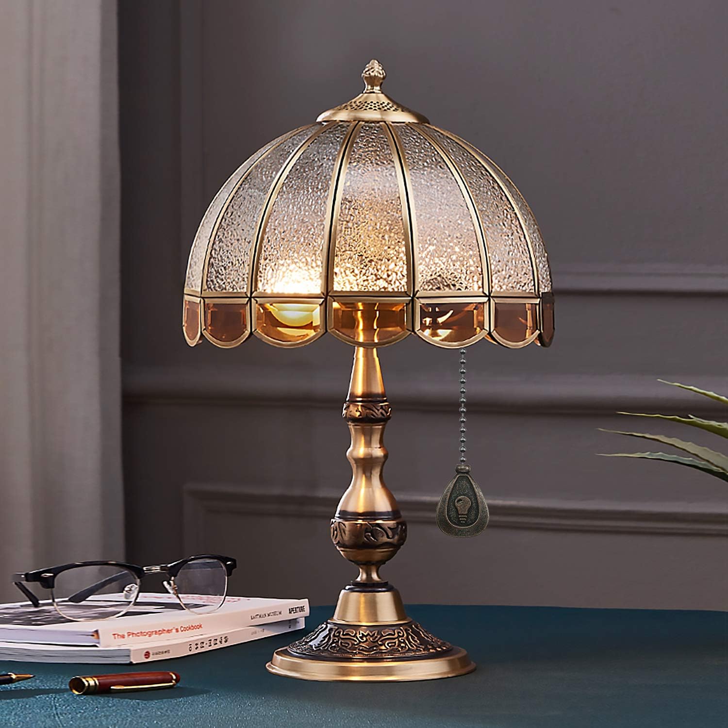 Ceiling Fan Pull Chains - 4 Pieces Bronze Extension Fan, Lighting, Fan, Lamp Pull Chain Decorative Extender Ornament 12 Inch in Length, with 3 mm Diameter Beaded Ball Fan Chain Connector(Black Copper) - - 