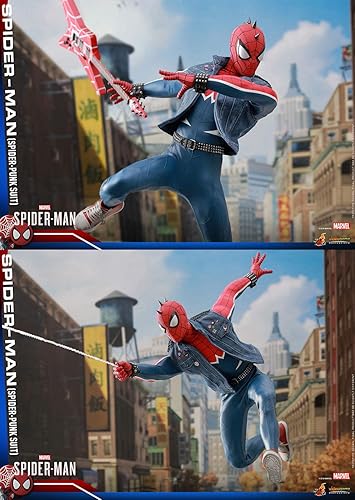 Miniatura 6 de Hot Toys Marvel's Spider-Man VGM32 Spider-Man (traje Spider-Punk) escala 1/6 de 12 pulgadas