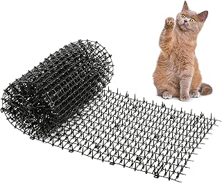 One Sight Cat Scat Mat with Spikes Anti Cat Mat Indoor Cat Deterrent Outdoor Mat for Garden, Fence, Anti-Cats Network Digging Stopper Prickle Strip Home Pest Repellent