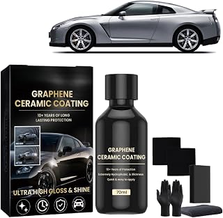 Graphen Nano Keramikversiegelung Auto Set,Graphene Coating 70ml Nano Autolackversiegelung,Keramikversiegelung Auto & Felgen,Nano Versiegelung Car mit hydrophile Eigenschaft Effekt,Ceramic Coating Car