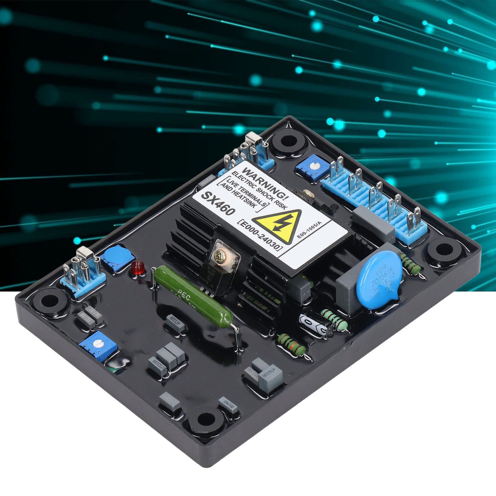 La scheda modulare AVR SX460 sostituisce il regolatore di tensione 95 a 132 V/190 a 264 VAC