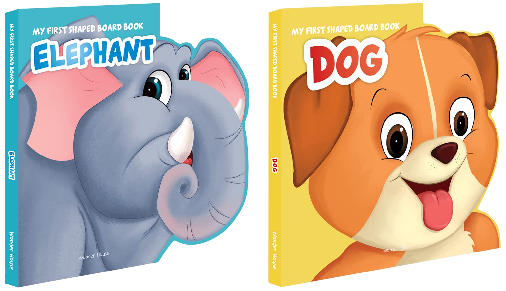 Buy My First Shaped Board book - Elephant, Die-Cut Animals