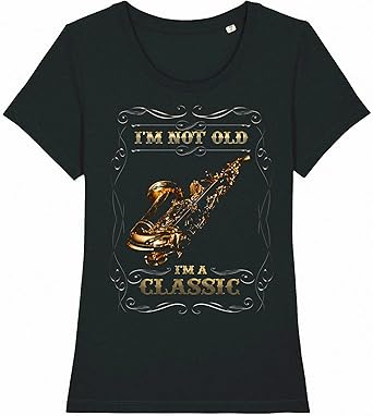 buzz shirts Saxophone T-Shirt Im Not Old Im A Classic Sax Player