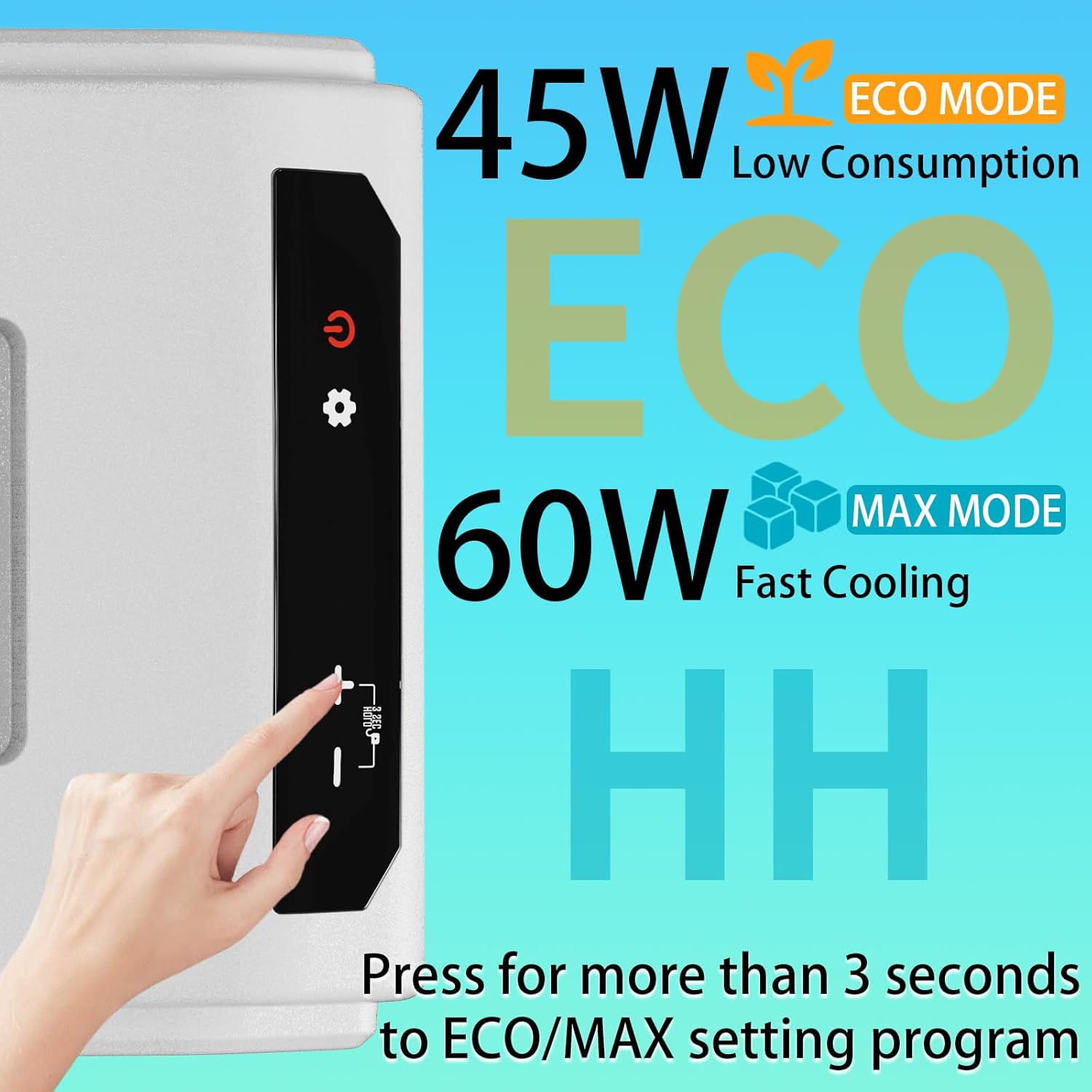 12 Volt Refrigerator, 11QT Mini Portable Car Fridge, Freezer Compressor Electric Cooler -4℉~68℉, 12/24V DC 100-240V AC for Truck Van RV SUV Travel Camping Road Boat Trips