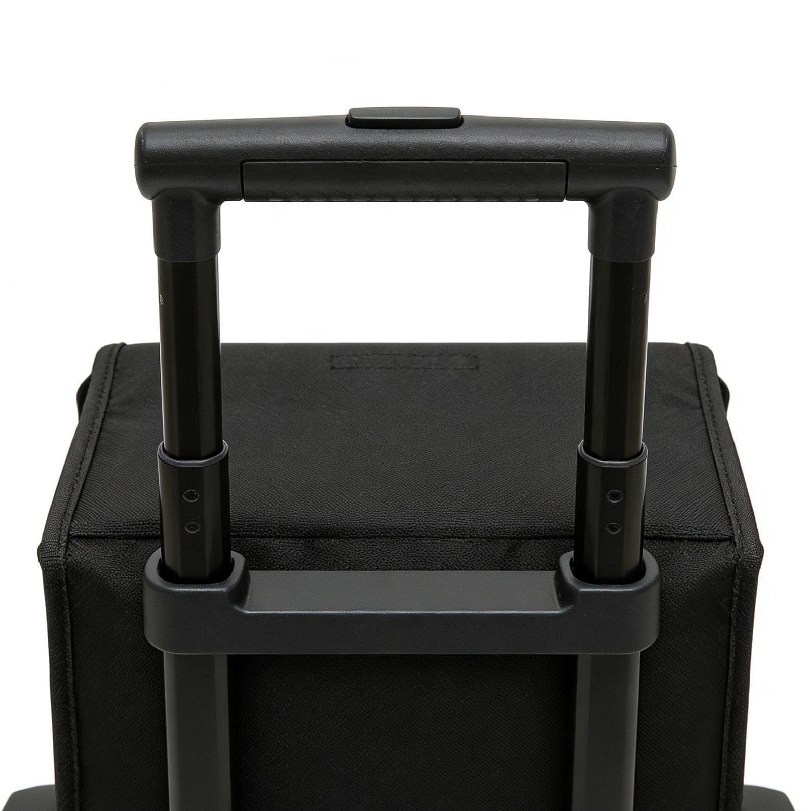 De Shopping – leiser Rollwagen mit einer Kapazität von 45,4 kg, zusammenklappbar, Struktur und langlebig, kompaktes Design, Aufbewahrungsbehälter für Supermarkt