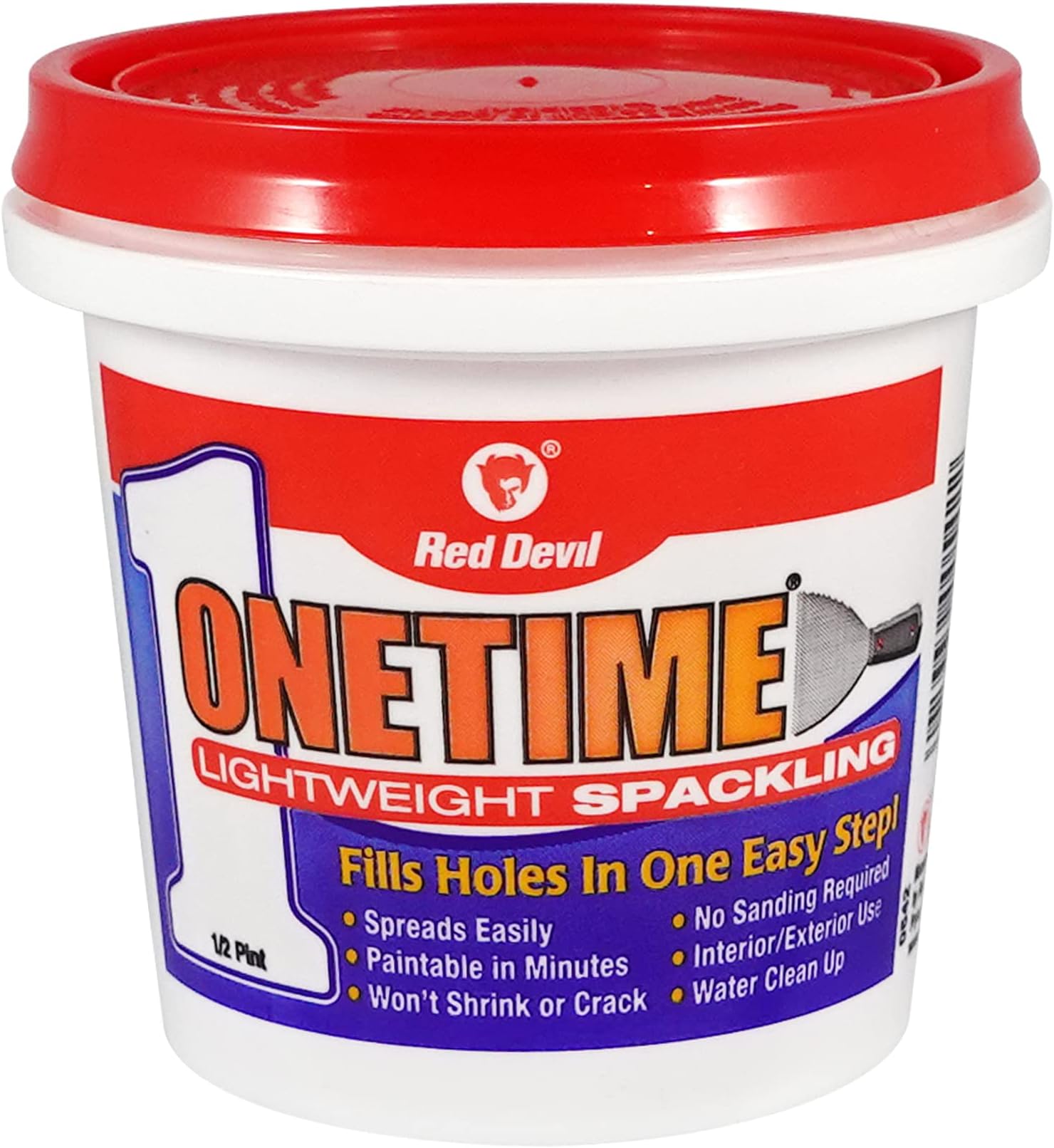 Red Devil 0542 Onetime Spackling 1/2Pint