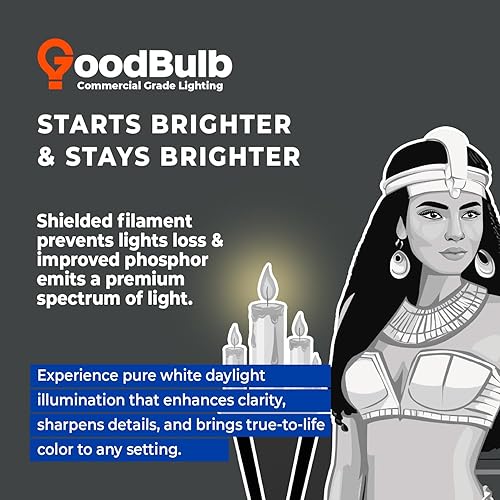 Miniatura 6 de GoodBulb PLL40850 - Bombilla fluorescente compacta de 40 W, 22.5 pulgadas, doble tubo, base 2G11, 5000 K, luz diurna, 2800 lúmenes, 36000 horas,