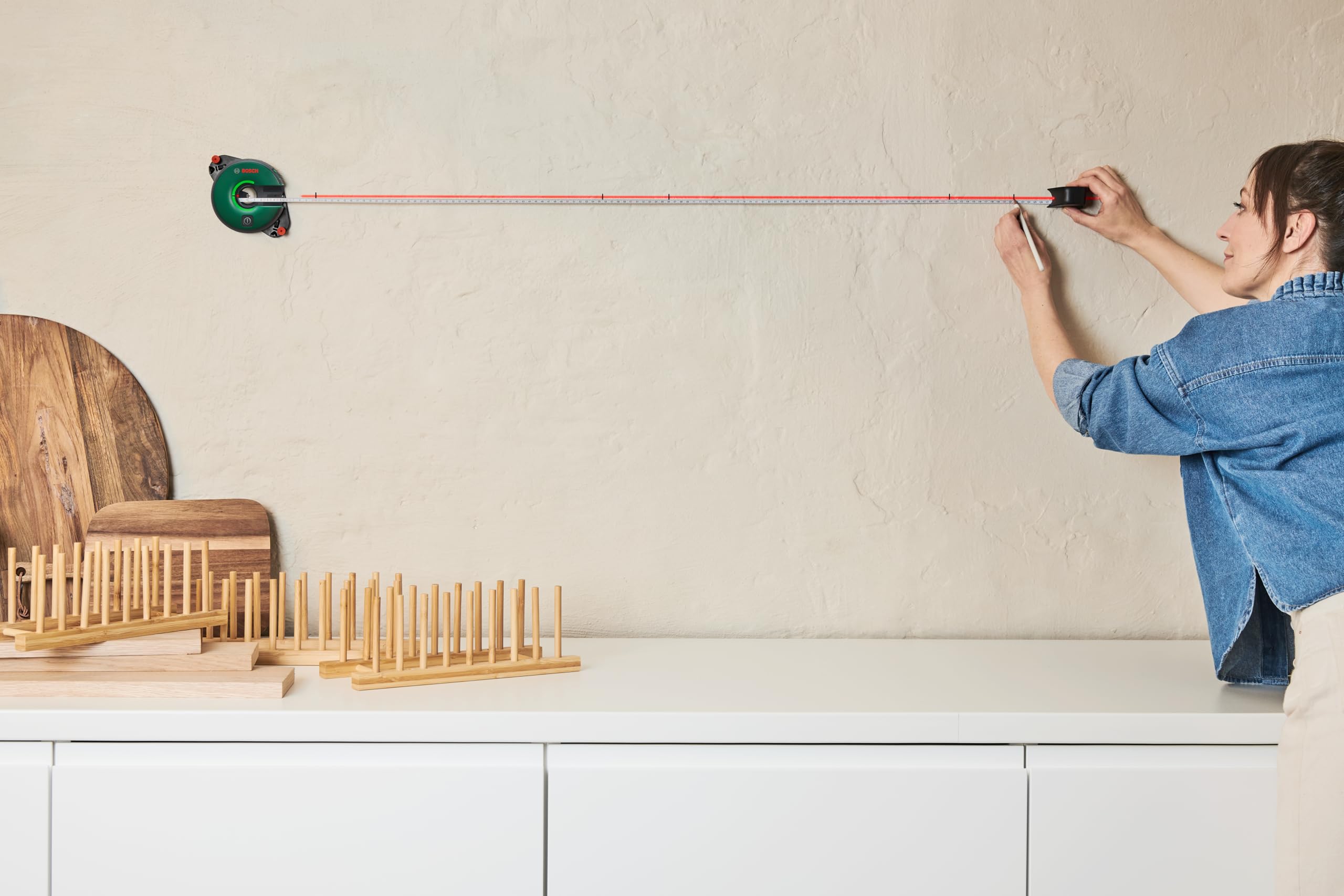 Metre laser ligne BOSCH Atino Set