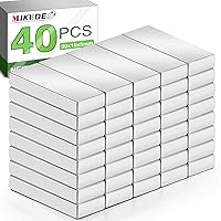 Vista 13 de MIKEDE Imanes de neodimio de tierras raras, paquete de 20 barras de imanes fuertes y resistentes, potentes tiras magnéticas con respaldo adhesivo