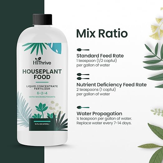 Fertilizante para plantas de interior 16 oz - Alimento concentrado NPK 6-2-4 miniatura 6