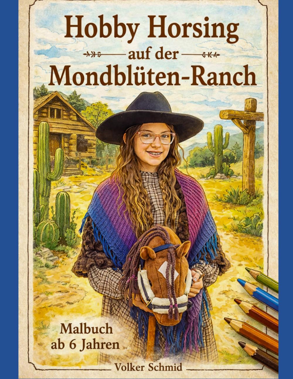 Hobby Horsing auf der Mondblüten‑Ranch: Malbuch, Vorlesebuch, Lesebuch