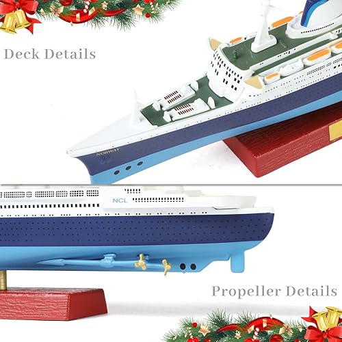 Vista 15 de 1/1250 RMS Titanic Crucero Modelo clásico de aleación de metal fundido a presión Modelo legendario crucero británico con soporte de exhibición