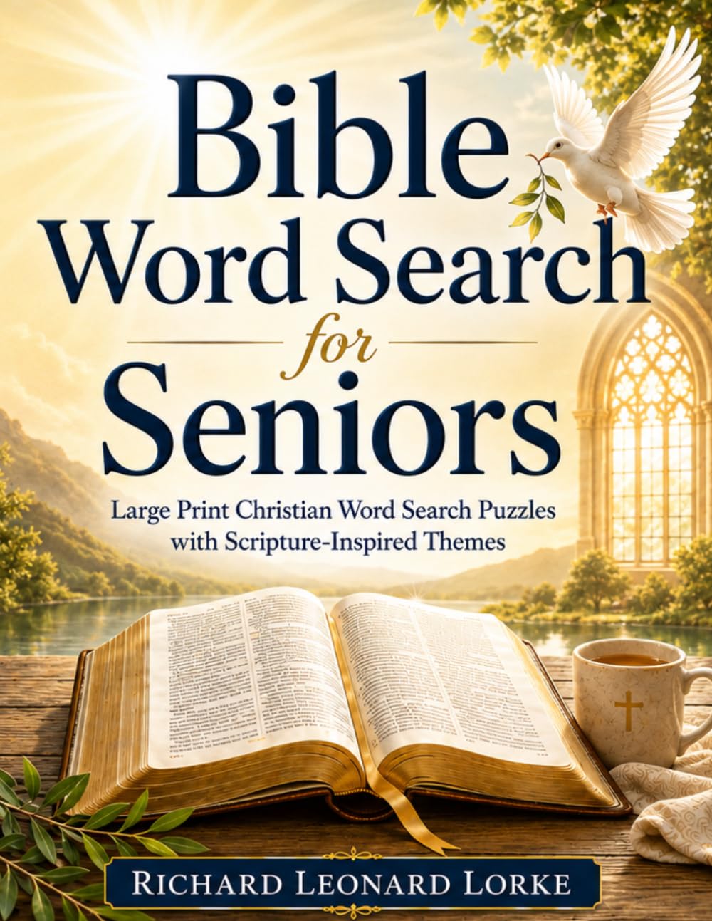Bible Word Search: 100 Large Print Bible-Themed Word Search Puzzles for Seniors, Adults and Church Groupes