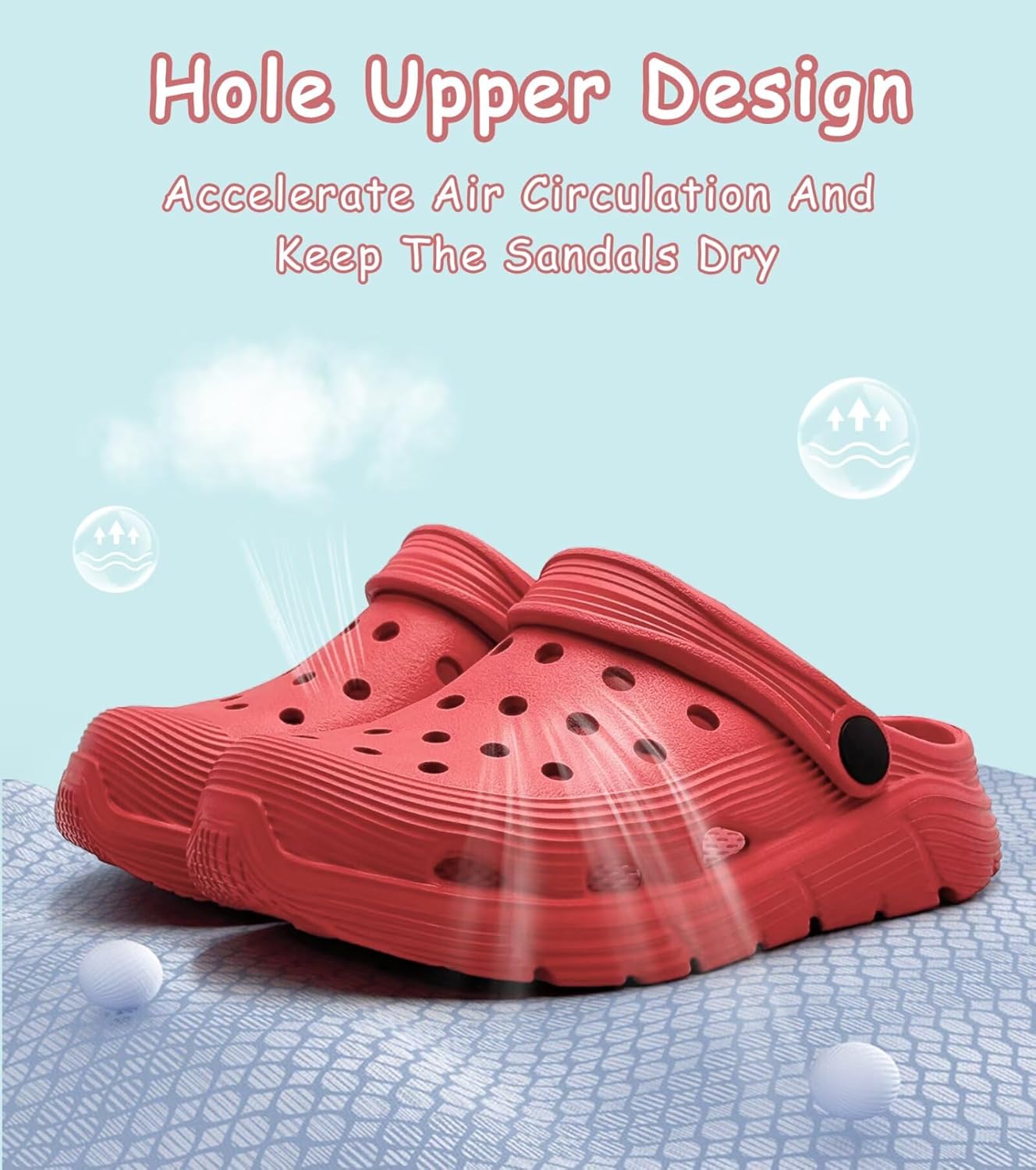 Cubufly Kids Clogs Boys Girls Garden Water Shoes Toddler Slip On Slides Sandals Indoor Outdoor Pool Beach Slipper - Image 5