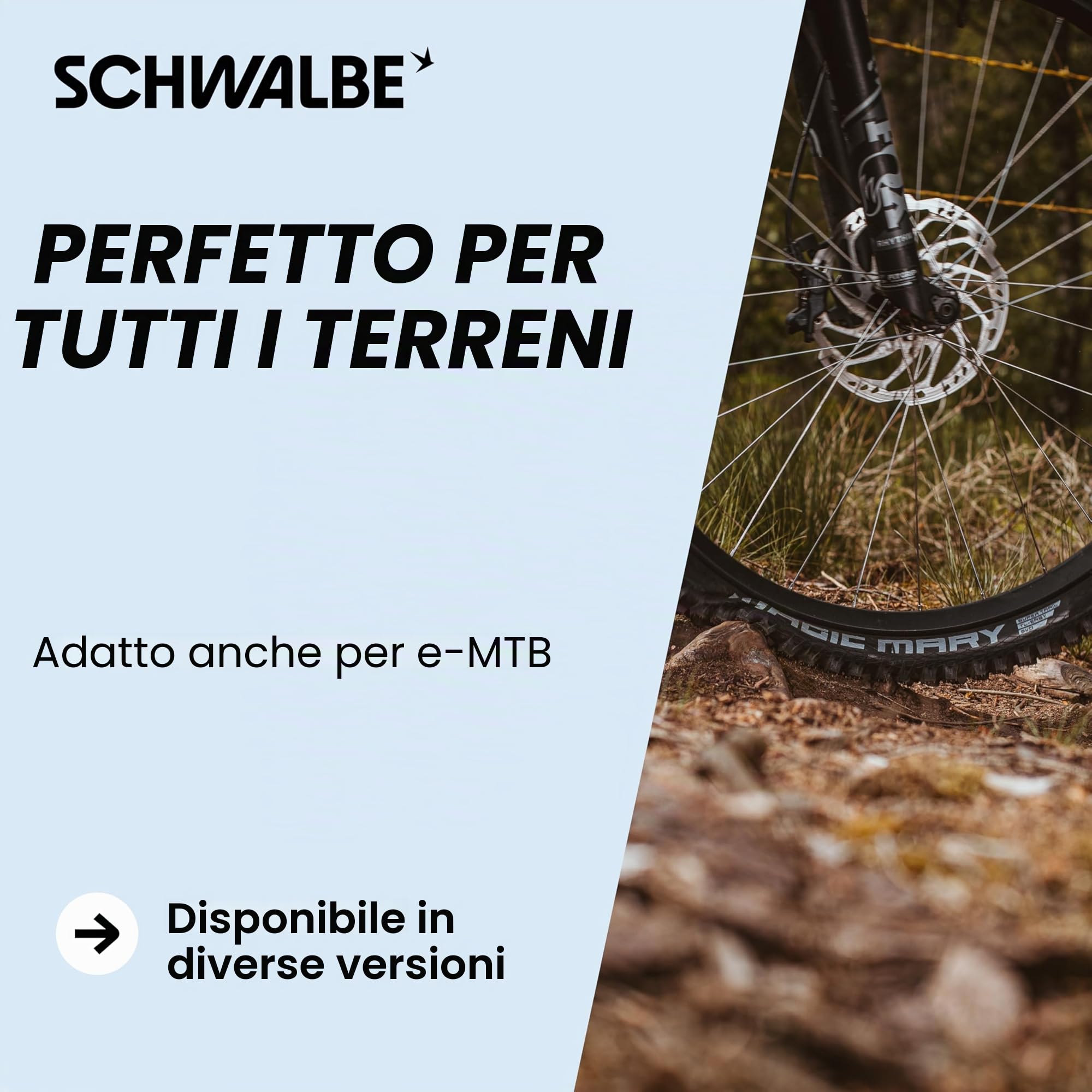 Schwalbe Nobby Nic, Pneumatico da Bici Unisex Adulto, Nero, Unica