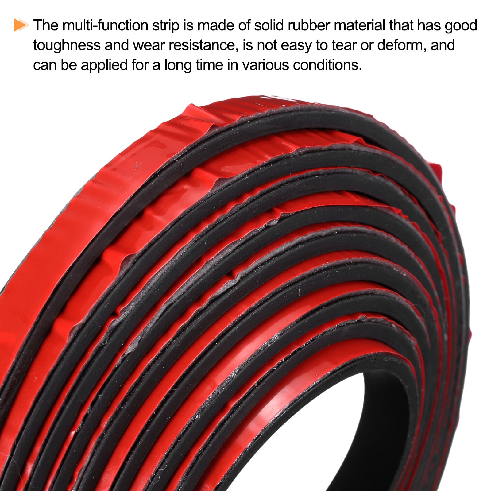 Nastro In Gomma Neoprene Autoadesivo - 3.2m X 50mm X 1.5mm | Per Guarnizioni E Fai-Da-Te