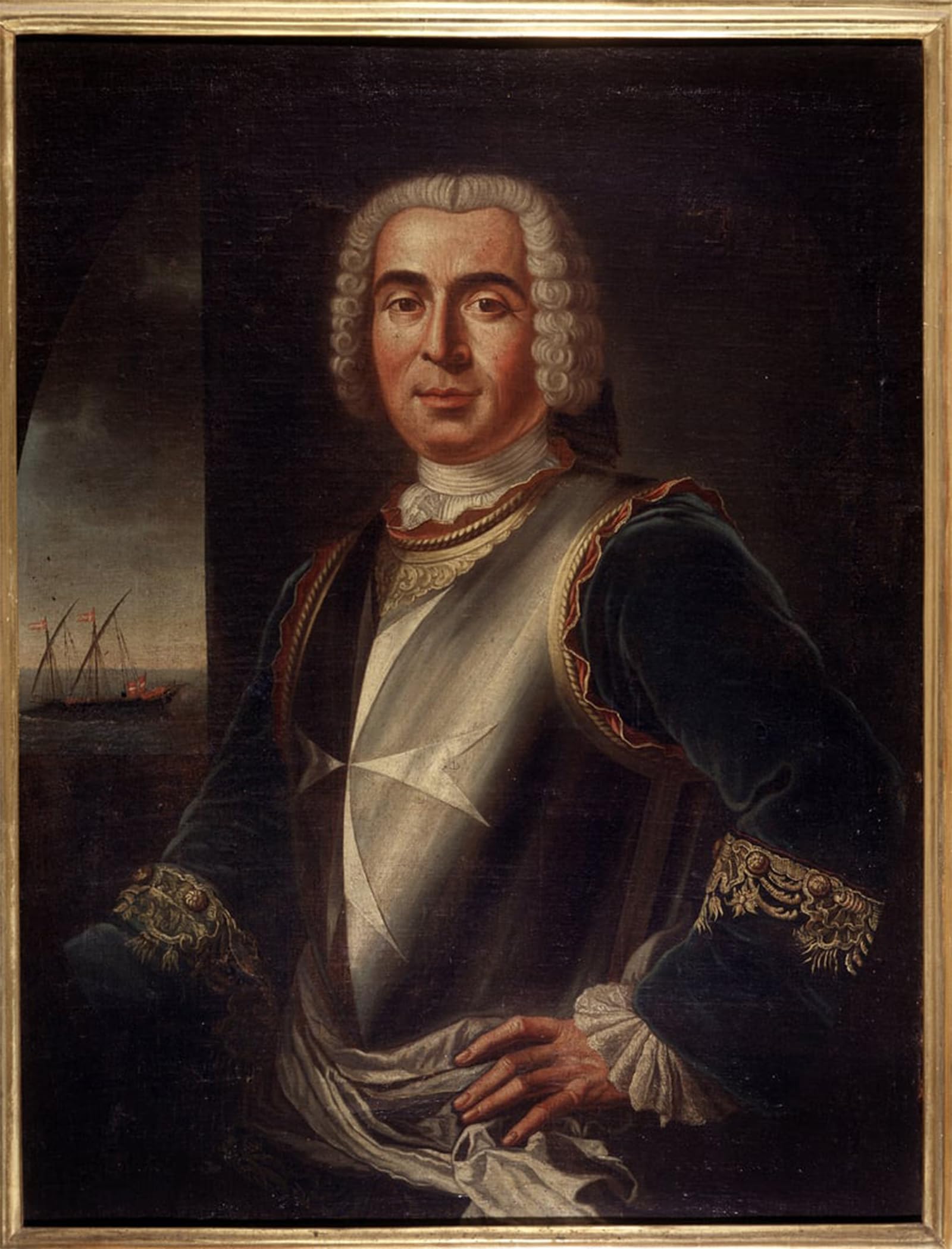 Portrait Chevalier Pierre De Suffren Ecole de Malte Impression Premium - 5