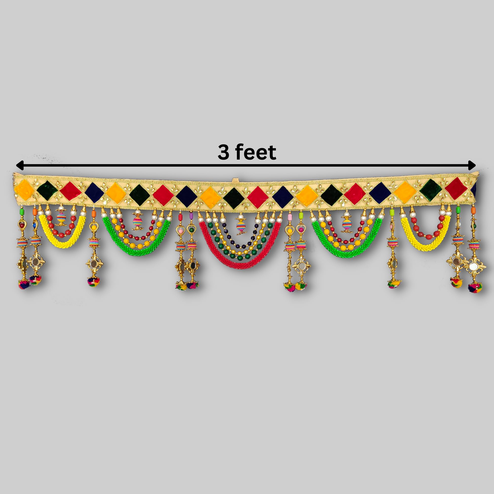 REPTUM DECOR Cotton Toran (37 inch, Multicolour) - Image 2 thumbnail