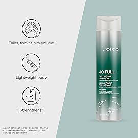 Joico JoiFULL Volumizing Shampoo | For Fine, Thin Hair | Add Instant Body | Long-Lasting Fullness | For Thicker Bouncier Hair | Boost Shine | With Lotus Flower & Bamboo Extract | 10.1 Fl Oz