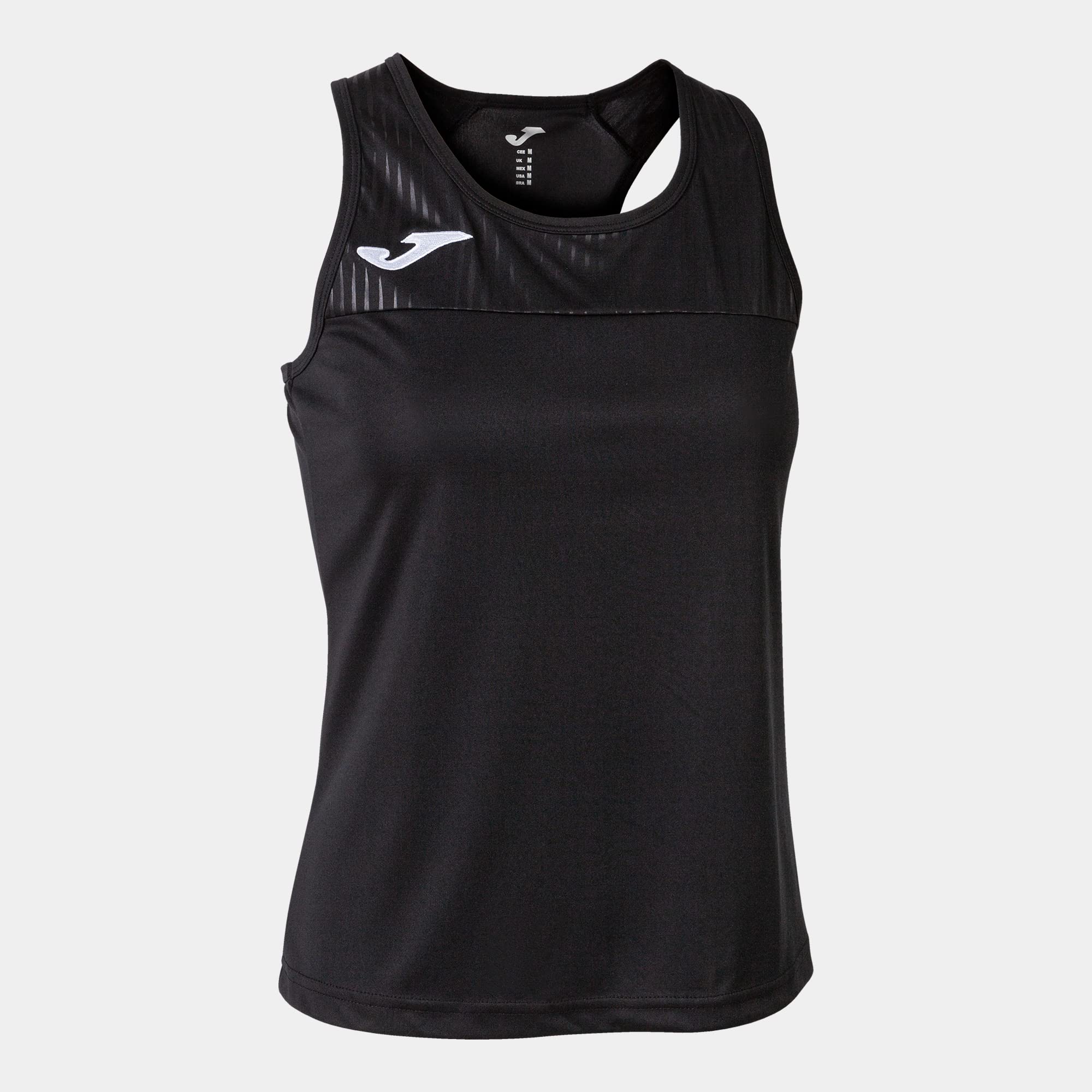 Joma Women's Montreal Tank Top T-Shirt, Black/White, XXL