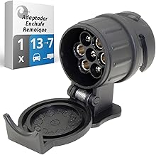 valonic Trailer Plug Adapter - 13 to 7 - Accessories for Caravan, Car, Truck, Bike Carrier - 13 Pins to 7 Pins