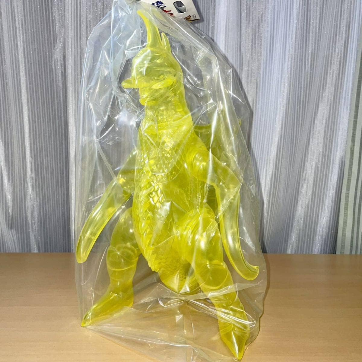 24cm！□【新品】マルサン ゴジラ クリアイエロー ソフビ 24cm