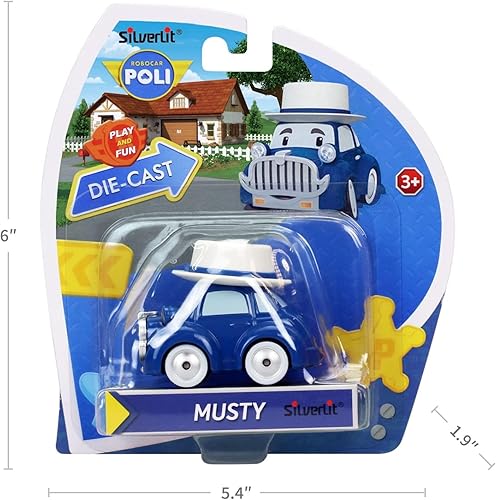 Miniatura 150 de Robocar Poli, Poke - Autos de juguete de metal, excavadora, vehículos de construcción, camión de juguete, regalos de cumpleaños para niños y niñas