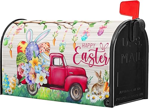 Miniatura 48 de Funda para buzón de águila calva con bandera estadounidense, tamaño estándar, 18 x 21 pulgadas, patriótica, impermeable, para buzón de correo