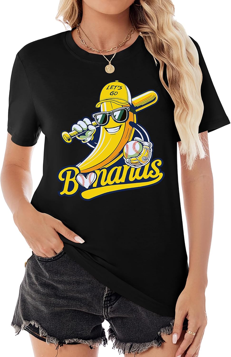 Baseball Shirt for Women Game Day Baseball Fan Shirt Mom Tee Casual Short Sleeve Tops