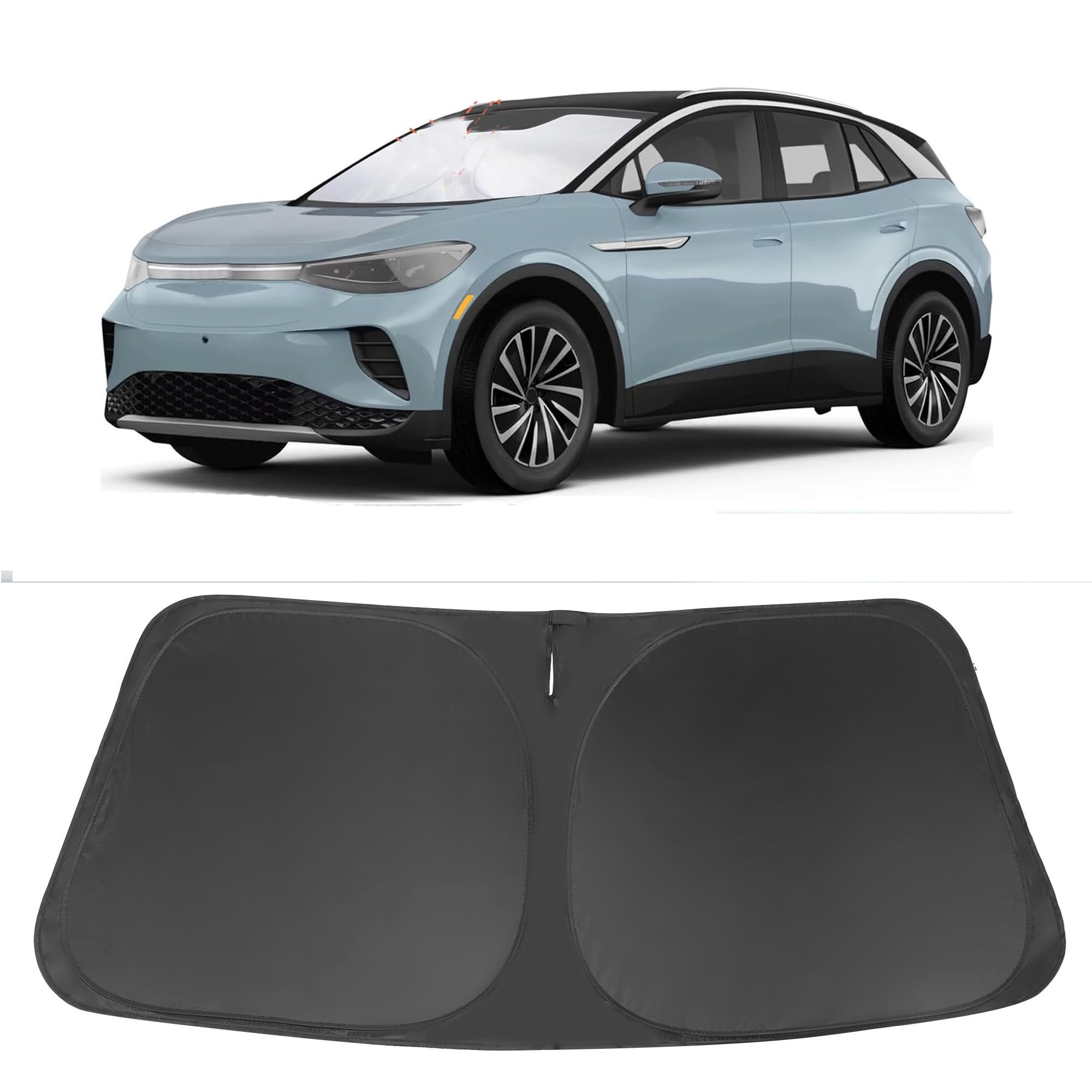 Windshield Sun Shade for 2021-2026 Volkswagen ID.4 Accessories