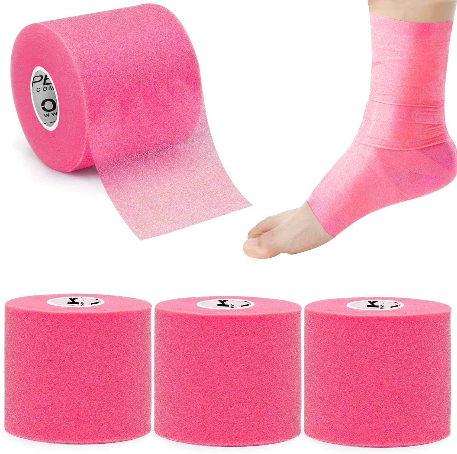 Johnson & Johnson Coach Sports Tape, Breathable Cloth Tape