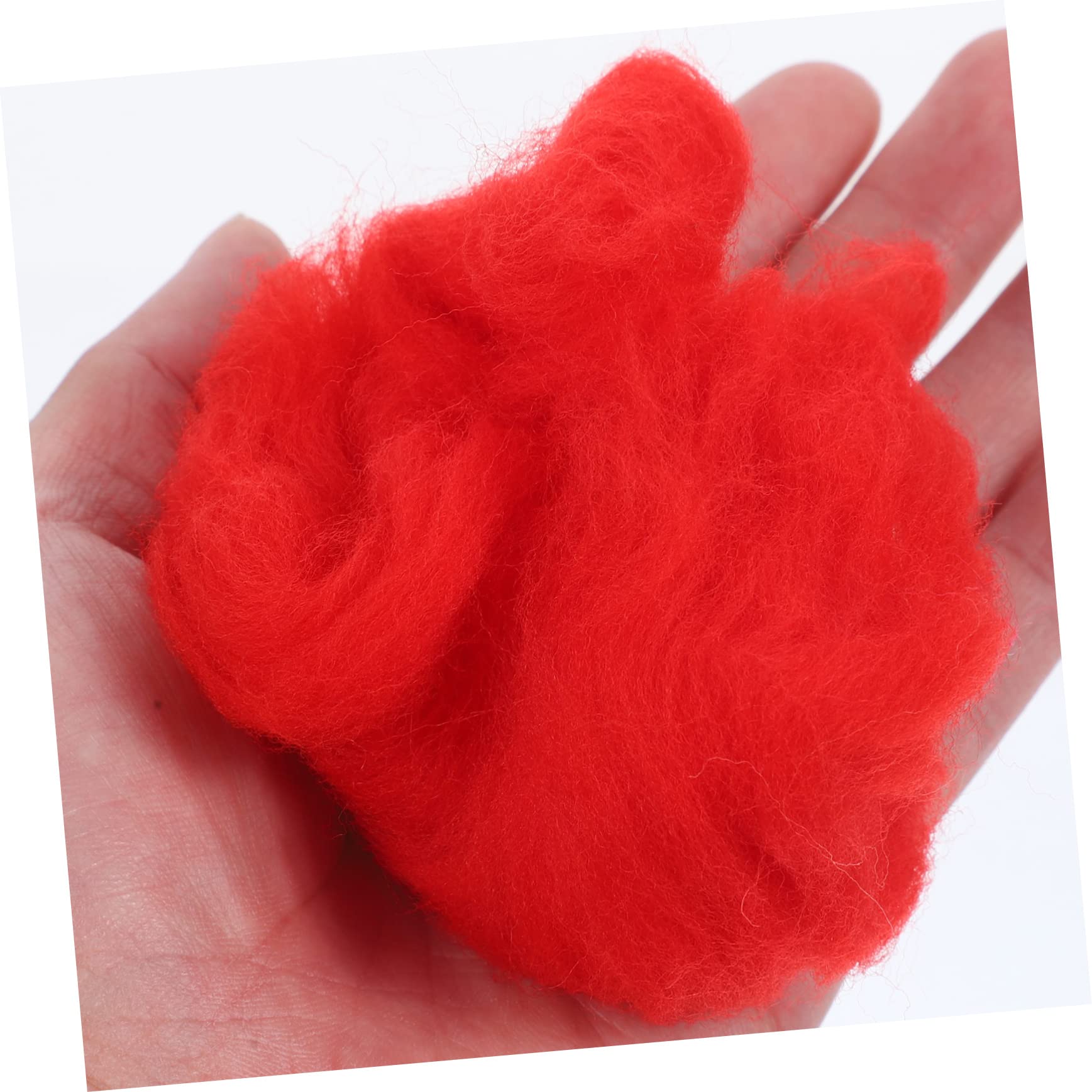 STOBOK 108stücke Teiliges Set Für Nadelfilz Bunte Filzwolle Für -projekte Geeignet Für Trocken Und Nassfilzen Handwerksmaterialien Für Kreative Bastelideen