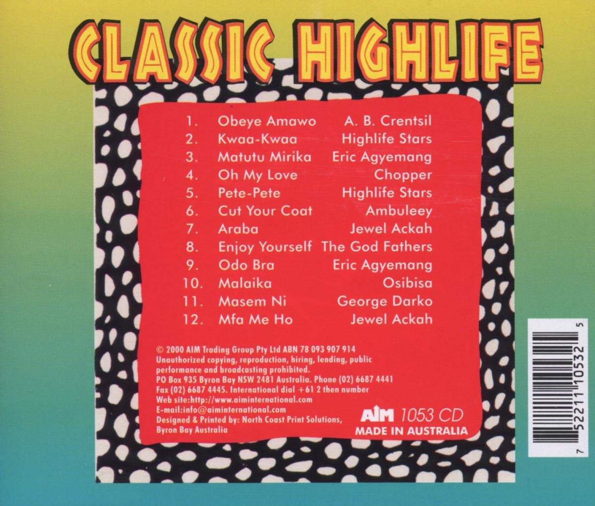 Best Of Ghanian High Life Musi