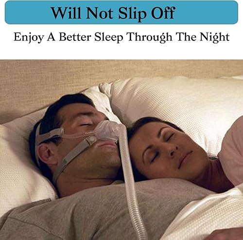 Miniatura 3 de Paquete de 2 accesorios de repuesto para máscara CPAP N20, suministros de casco compatibles con correas N20 medianas, N20, tamaño estándar