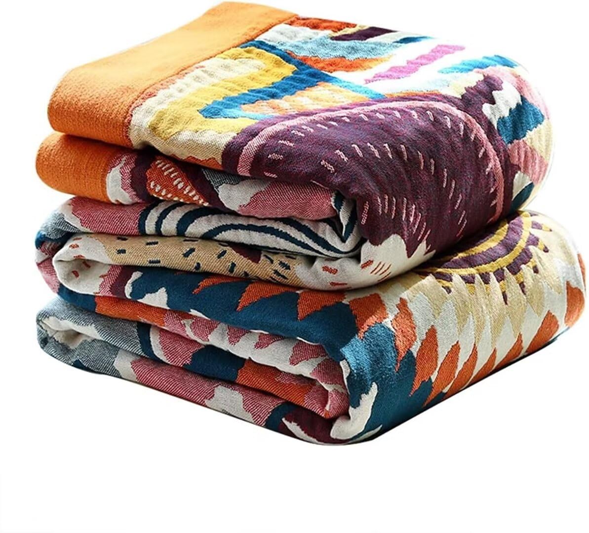 Boho Throw Blanket by Ffdshc