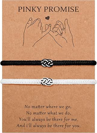 Bracelets Couple Ajustables Kabbalah – 2 Pièces En Nylon Tressé, Symbolique Promesse Et Protection
