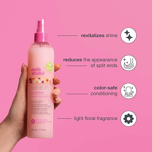 Miniatura 10 de milk_shake Acondicionador sin enjuague para cabello natural protege el cabello tratado con color e hidrata el cabello seco acondicionador para dejar